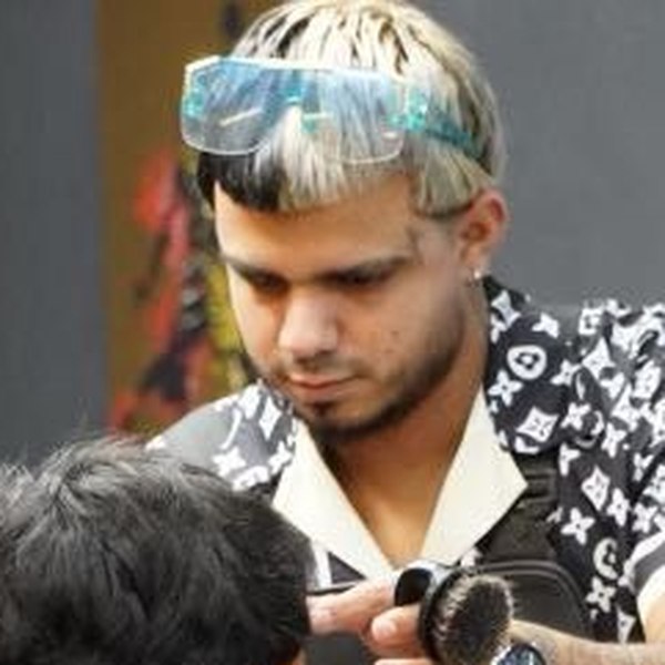 Alirio, barber at AJ23 Barbershop